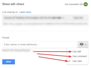 Бързи начини за защита на Google Таблици