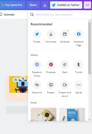Как да направите банер в Twitter с помощта на Canva