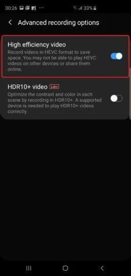 Galaxy S10: Как да запазите снимки и видеоклипове в по-малко място за съхранение