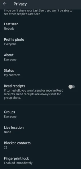 Как да настроите заключване с пръстов отпечатък на WhatsApp