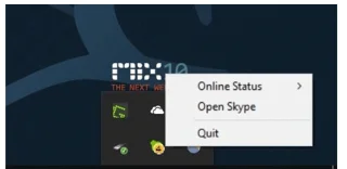Кроки для видалення Skype з системного трея в Windows 10