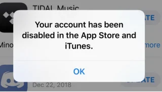 Вашият акаунт е деактивиран в App Store и iTunes (поправен)