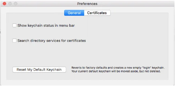Hur man åtgärdar varningen "Konto vill använda inloggningsnyckelringen".