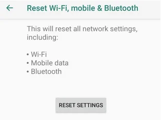 Разрешено: Неуспешно получаване на грешка в IP адреса на Android