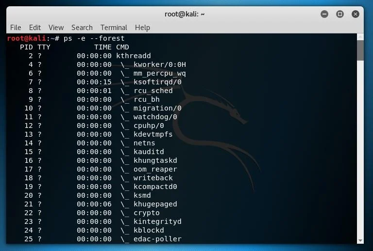 Tapoja käyttää ps-komentoa Linuxissa