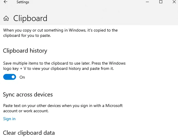 Kaip naudoti iškarpinę kopijuoti ir įklijuoti visuose „Windows 10“ įrenginiuose