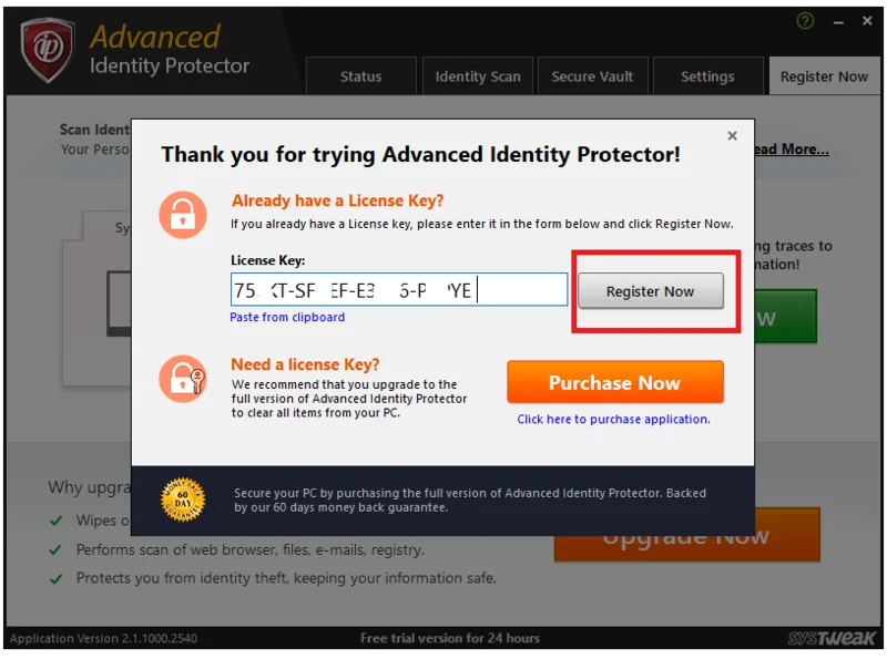 Advanced Identity Protector från Systweak – Verktyg för att förhindra identitetsstöld