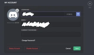 Как да изтриете акаунт в Discord