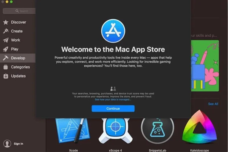 Как да работите с Mac App Store