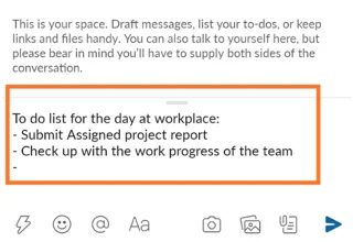 Как можете да изпращате лични бележки до себе си в Slack