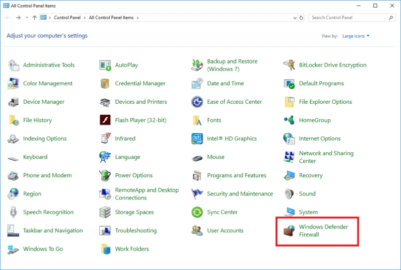 Заблокувати доступ до Інтернету для програми в Windows 10