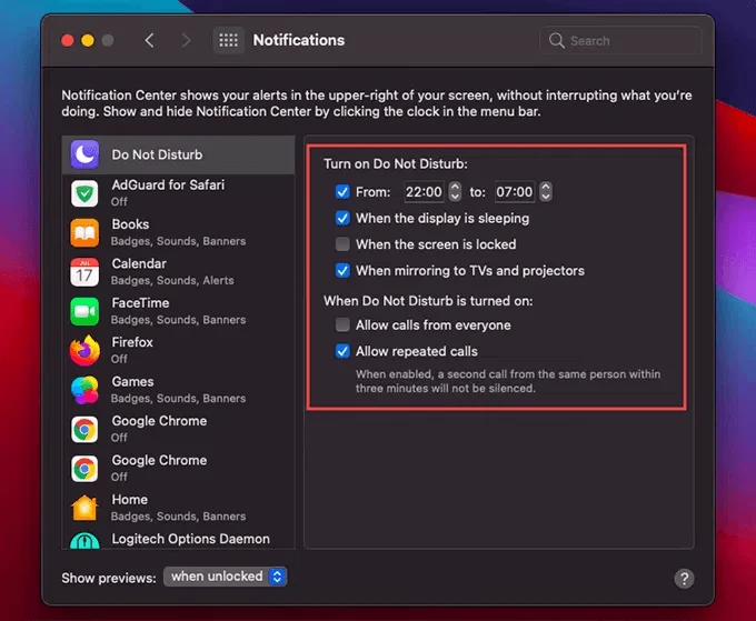 Kaip nutildyti pranešimus „Mac“.