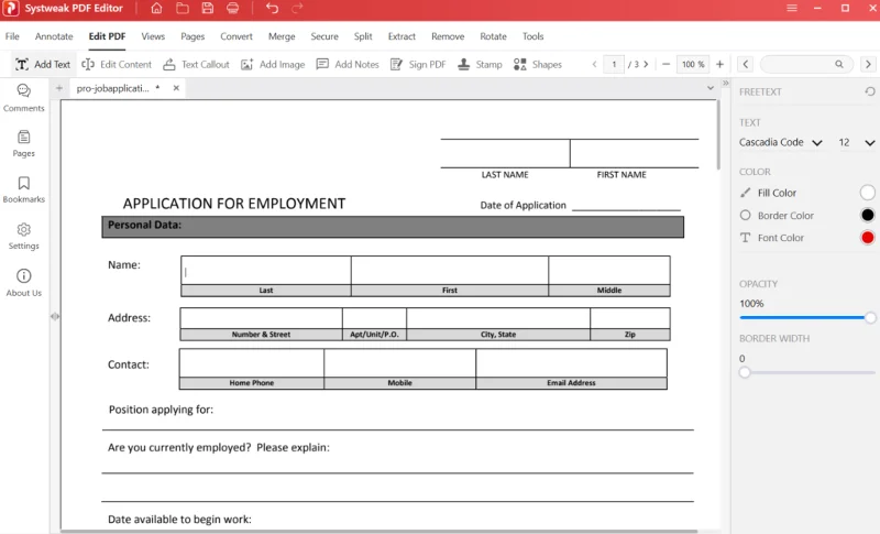 Jak psát do dokumentu PDF?