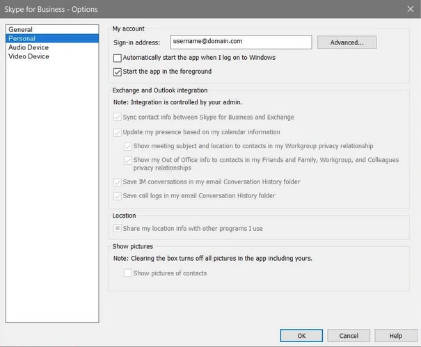 Hur man avinstallerar Skype For Business från Windows 10