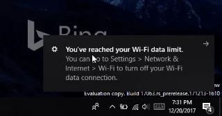 Si të vendosni dhe zvogëloni përdorimin e të dhënave në Windows 10 Si të vendosni dhe zvogëloni përdorimin e të dhënave në Windows 10