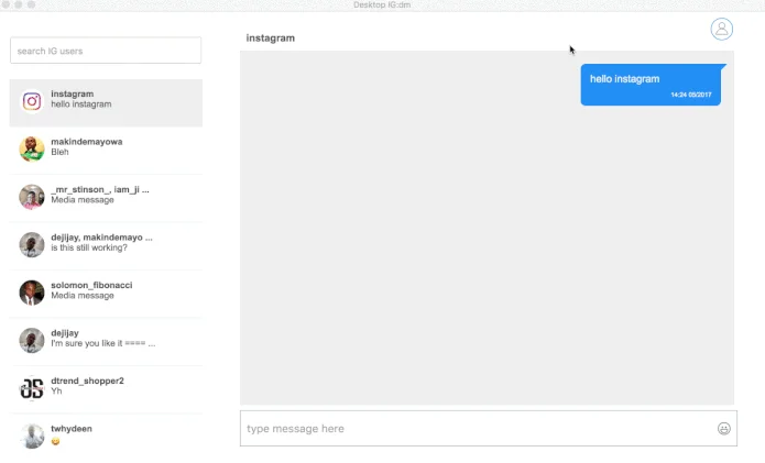 Как да Instagram DM на PC/Mac