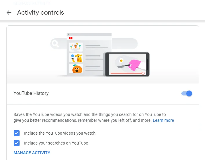 Как да изтриете вашата история на активността в Google на вашия компютър?