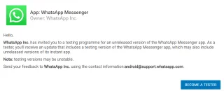 Kako postati beta tester WhatsApp za Android?