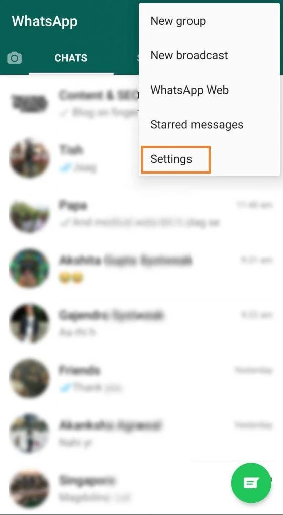 WhatsApp Fingerprint Lock Update på Android