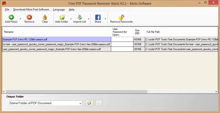 5 Programinė įranga, skirta pašalinti slaptažodį ir atrakinti PDF „Windows“ kompiuteryje!
