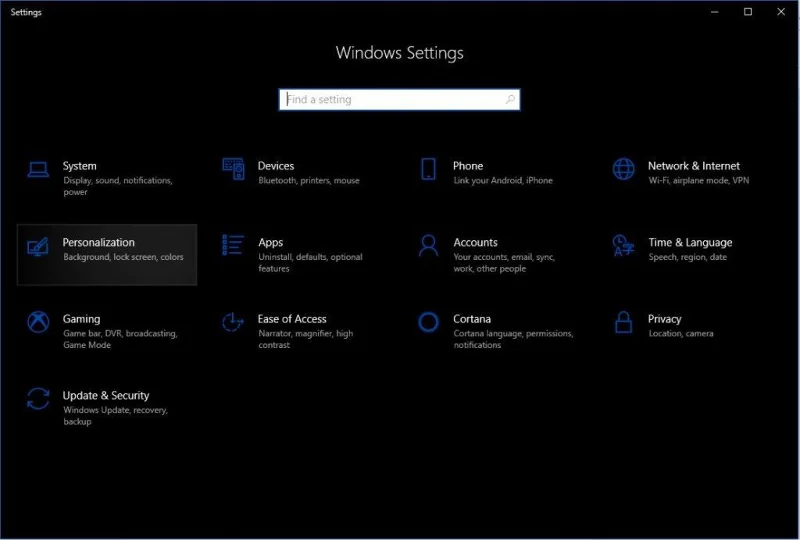 Як відключити ефекти Fluent Design в Windows 10?