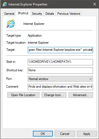 Si të hapni gjithmonë shfletuesit tuaj në modalitetin e fshehtë: Chrome, IE dhe Mozilla Firefox