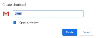 Как да създадете настолно приложение Gmail?