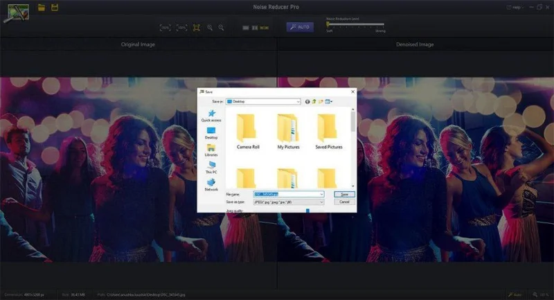 Як видалити зерно з фотографії на ПК з Windows 10?