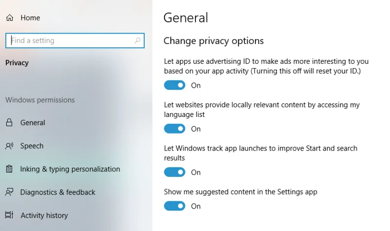 Ali operacijski sistem Windows 10 zajema podatke o uporabnikih v mojo zgodovino dejavnosti?
