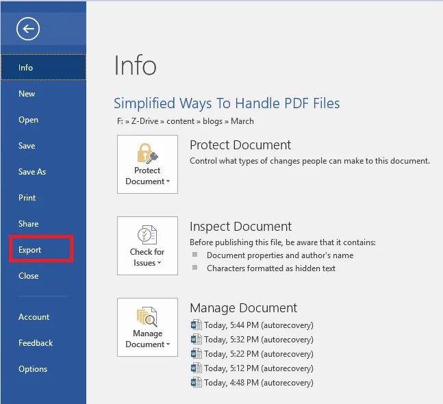Hvernig á að breyta mismunandi skráarsniðum í PDF
