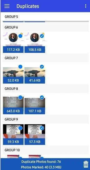 Jak odstranit duplicitní fotografie v systému Android z konkrétní složky?