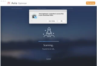 Avira Optimizer: Hantera din Mac-lagring