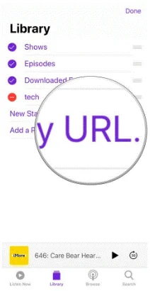 Най-лесният начин да добавите подкаст с помощта на URL