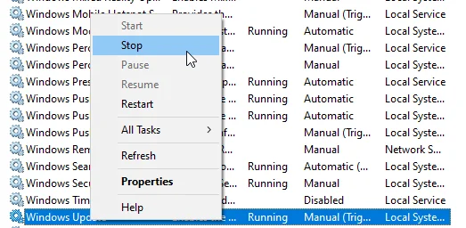 Rregullim: Përditësimi i Windows aktualisht nuk mund të kontrollojë për përditësime