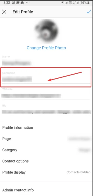 Kuinka vaihtaa Instagram-käyttäjänimi