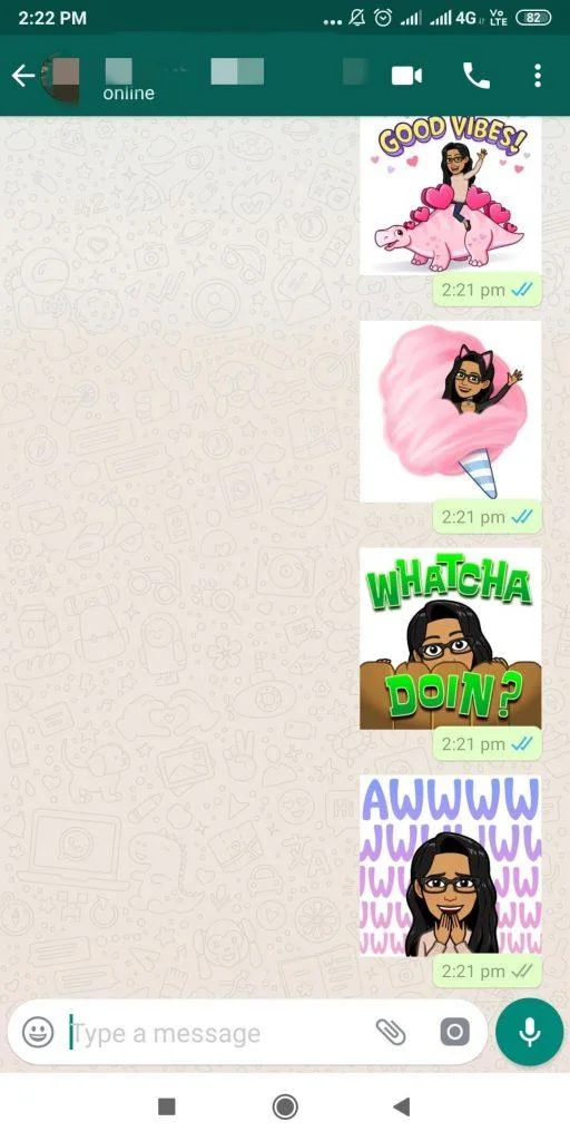 Hur man använder klistermärken på WhatsApp för Android