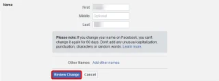 Как да промените името си във Facebook