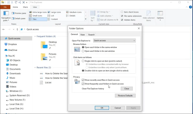 Как да коригирате двойно щракване на мишката върху едно щракване в Windows