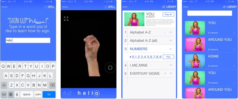 Κορυφαίες 5 εφαρμογές iPhone για εκμάθηση της νοηματικής γλώσσας