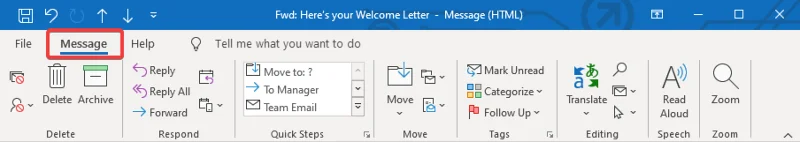 Kaip atsiminti el. laišką „Outlook“?