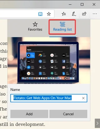 Karakteristikat unike të Microsoft Edge për lexuesit