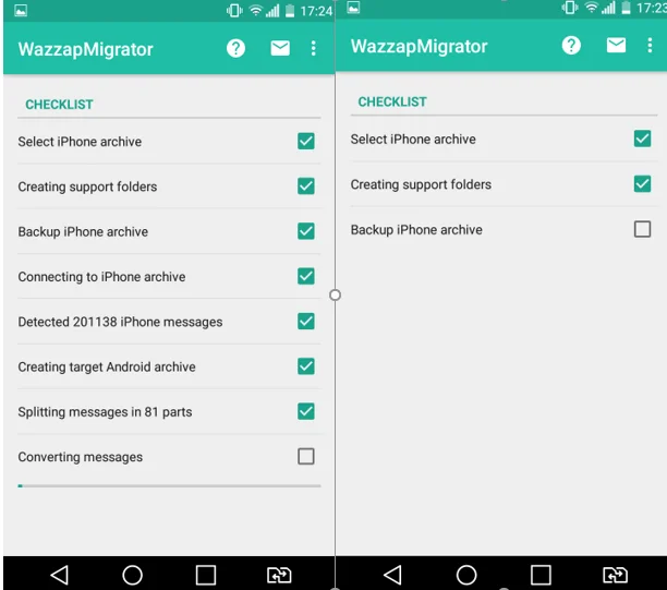 Hur överför jag dina WhatsApp-meddelanden från iPhone till Android?