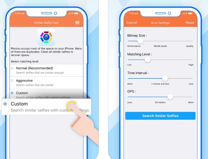 Använd liknande selfiesfixare och ta bort liknande selfies på din iPhone