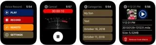 Az Apple Watch hangrögzítő alkalmazások azonnal lejegyzik