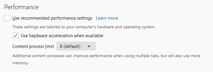 Jak snížit velké využití paměti Firefoxu ve Windows 10