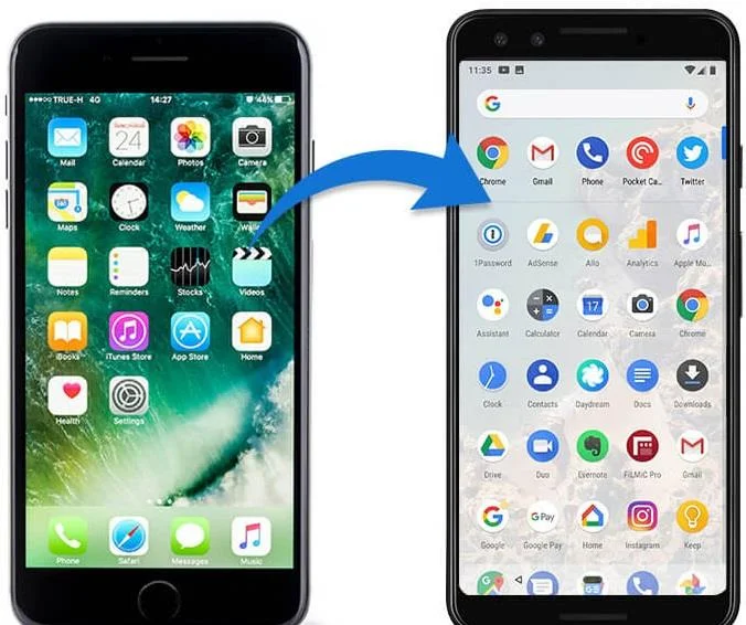 Kaip perjungti iš iPhone į Android