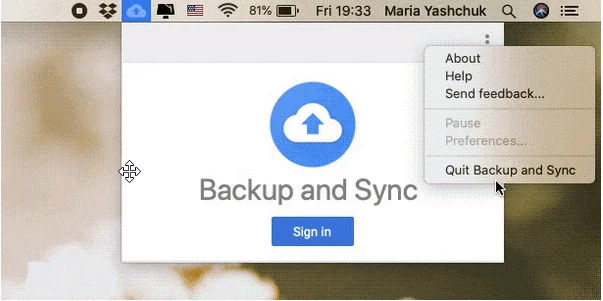 Kaip pašalinti „Google“ diską iš „Mac“.