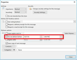 Kaip planuoti el. paštą programoje „Outlook“.