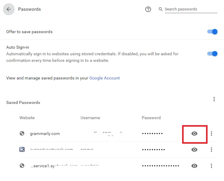 Kaip peržiūrėti išsaugotus slaptažodžius naršyklėje „Chrome“.