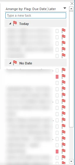 Koraci za prilagodbu trake zadataka u Outlooku